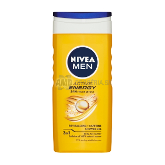 NIVEA SPRCHOVÝ GÉL  MEN ACTIVE ENERGY 250ML