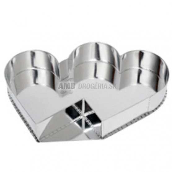 FORMA TORTOVÁ DVOJSRDCE 26 X 44 CM