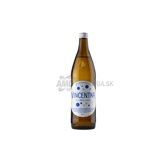 Vincentka prírodná minerálna voda, sklenená fľaša, 0,7 l