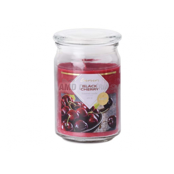 EMOCIO SVIEČKA SKLO  BLACK CHERRY 1KS 93X142MM 
