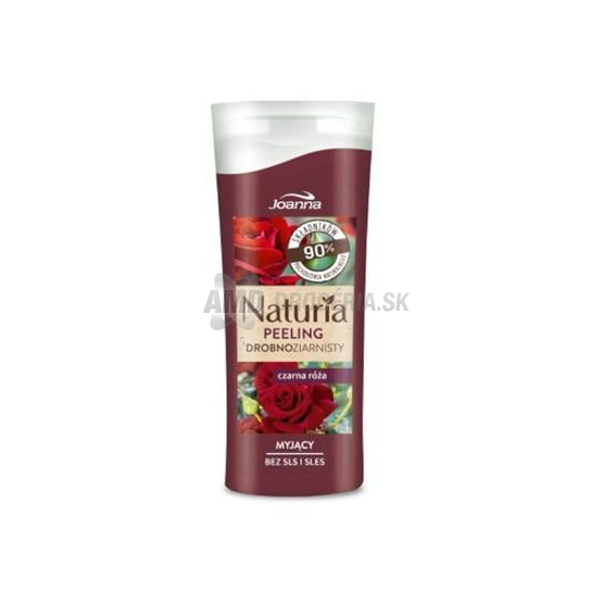 NATURIA PEELING JEMNOZRNNÝ ČIERNA RUŽA 100 G
