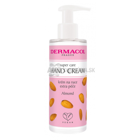 DERMACOL VEGAN KRÉM NA RUKY PUMPA ALMOND 150ML