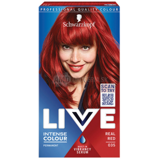 SCHWARZKOPF LIVE INTENSE COLOUR REAL RED 035