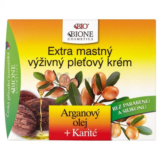 BIONE VÝŽIVNÝ PLEŤOVÝ KRÉM ARGAN+KARITÉ 51 ML