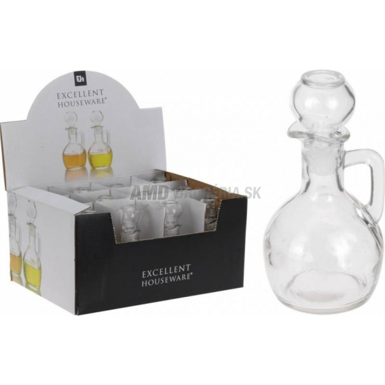 FĽAŠA NA OLEJ ALEBO OCOT SKLO ČÍRA 1 KS