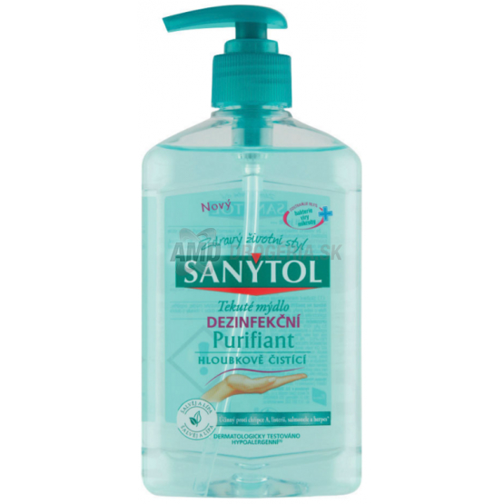 SANYTOL DEZIFENKČNÉ MYDLO PURIFIANT  250ML