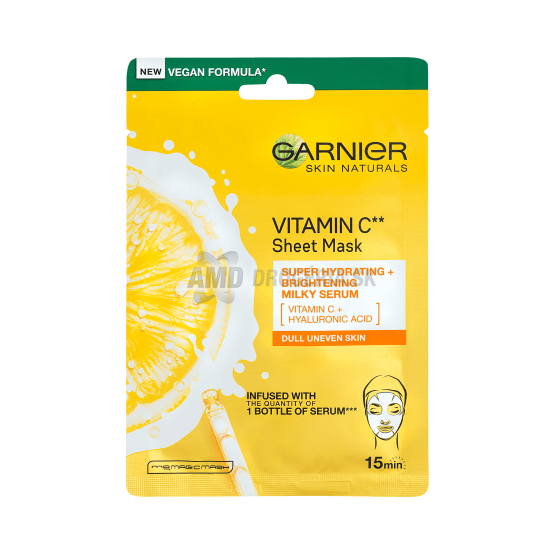 GARNIER PLEŤOVÁ TEXTILNÁ MASKA VITAMIN C