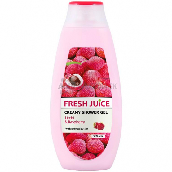 FRESH JUICE SPRCHOVÝ GÉL LITCHI-MALINA 400 ML