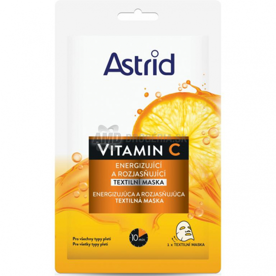 ASTRID MASKA TEXTILNÁ VITAMÍN C 1 KS