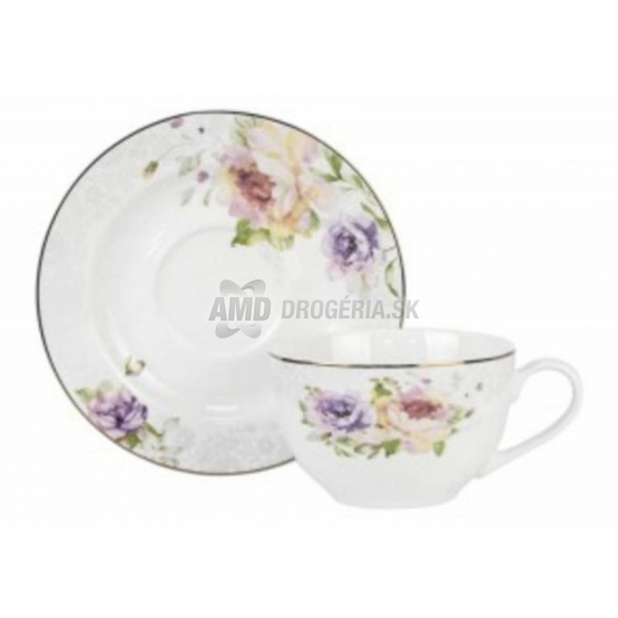 ŠÁLKA S PODŠÁLKOU PORCELÁN 250ML SADA 2+2 PAOLA3265346