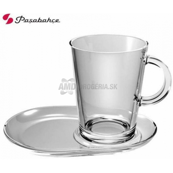 ŠÁLKA S PODŠÁLKOU 400 ML SKLO 2+2 TRIBECA 019195781