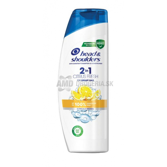 HEAD & SHOULDERS CITRUS FRESH 2V1  ŠAMPÓN 360 ML 