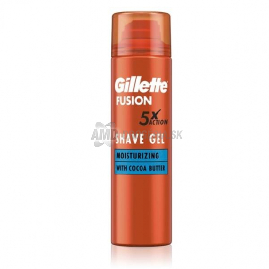 Gillette Fusion 5 Ultra Moisturizing hydratačný gél na holenie, 200 ml