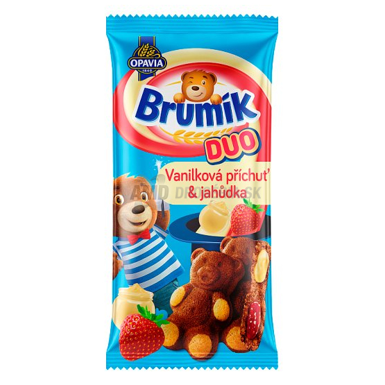 BRUMIK DUO JAHODA-VANILKA 30 G