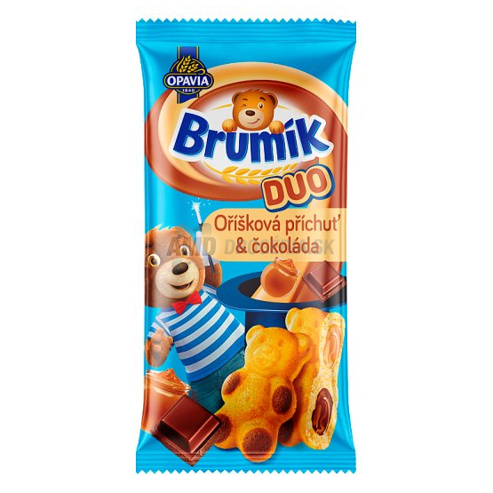 BRUMÍK DUO ORIEŠOK-ČOKOLÁDA 30 G