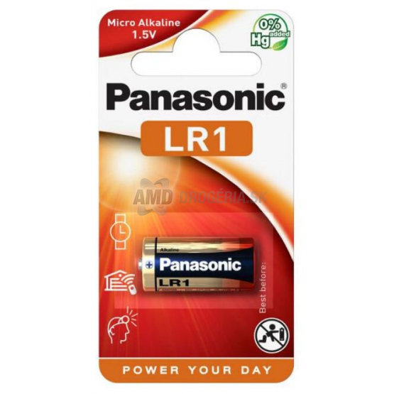 PANASONIC BATÉRIA LR1 1,5V 1 KS