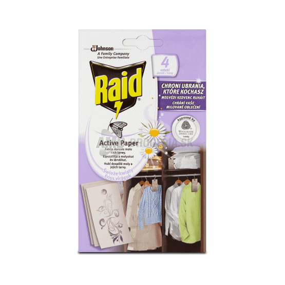 RAID PROTI MOLIAM 4KS KVETY