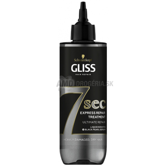 GLISS KUR  7 SEC ULTIMATE REPAIR TREPAIR TREATMENT EXPRESNÁ REGENERAČNÁ VLASOVÁ KÚRA 200ML