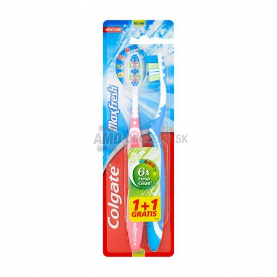 COLGATE ZUBNÁ KEFKA MAX FRESH MEDIUM 2 KS