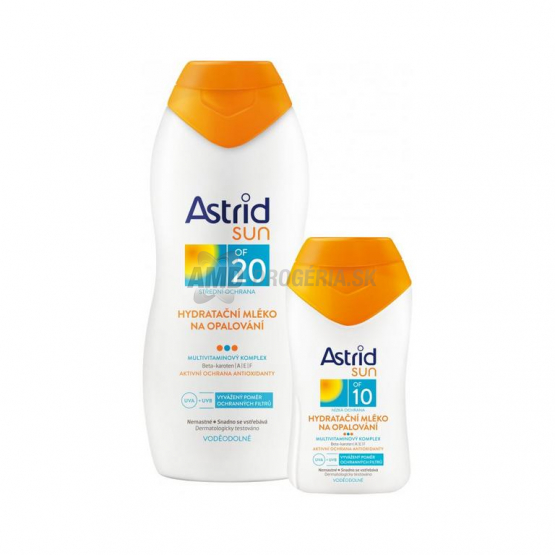 ASTRID SUN OPAĽOVACIE MLIEKO OF20 200 ML + OF10 80 ML