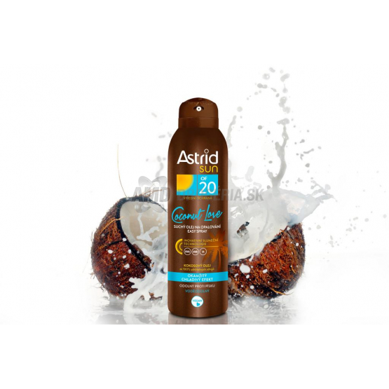 ASTRID SUN SUCHÝ OLEJ NA OPAĽOVANIE OF20 150 ML
