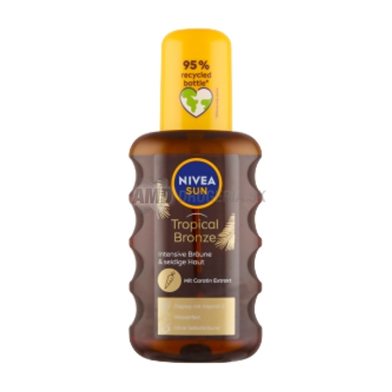 NIVEA SUN OLEJ SPREJ TROPICAL BRONZE KAROTEN 200ML 