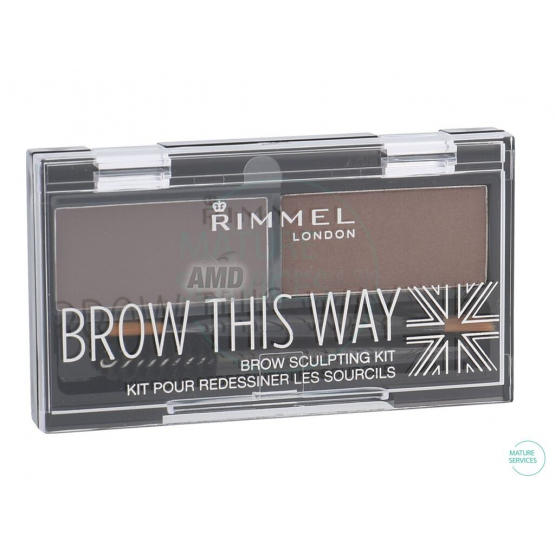 Rimmel London Brow This Way Sculpting Kit set na úpravu obočia 002, 2,4 g
