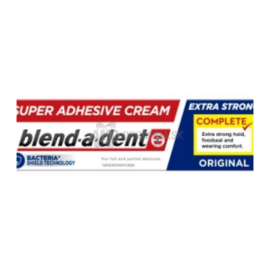 Blend-a-dent Original fixačný krém na zubné náhrady, 47 g
