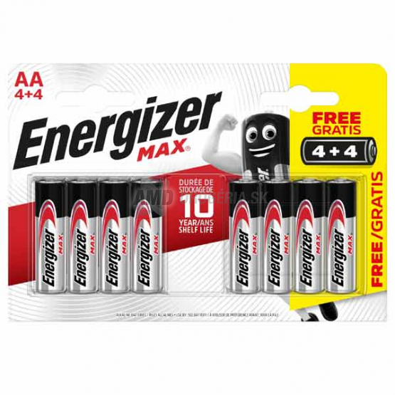 ENERGIZER AA MAX LR06 1,5V 8 KS