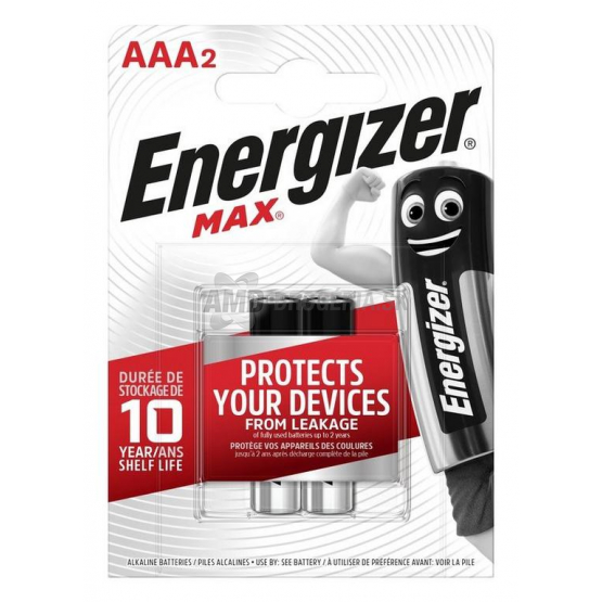 ENERGIZER MAX AAA LR03 1,5V 2 KS