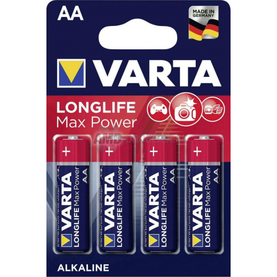 VARTA AA LONGLIFE MAX POWER LR6 1,5V 4 KS