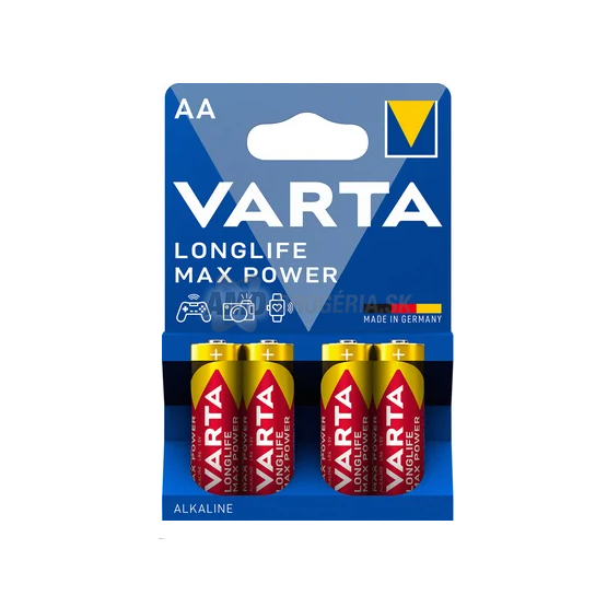 VARTA AA LONGLIFE MAX POWER LR6 1,5V 4 KS