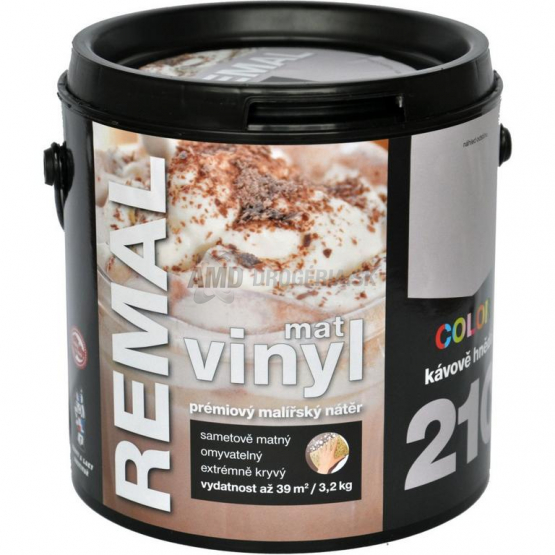 Remal Vinyl Color mat, kávovo hnedá, 3,2 kg