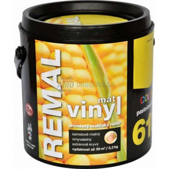 REMAL VINYL COLOR MAT  PASTELOVO ZLTÁ 3,2KG