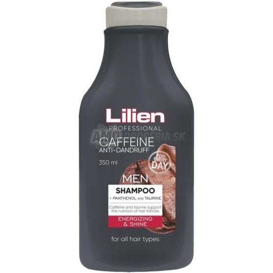 Lilien Professional Pánsky šampón s kofeínom proti lupinám, 350 ml