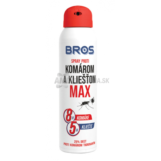 BROS SPRAY PROTI KOMÁROM A KLIEŠŤOM MAX 90ML