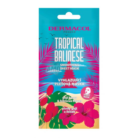 DERMACOL MASKA TROPICAL BALINESE VYHLADZUJÚCA GOJI BERRY 1KS
