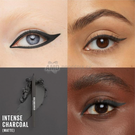 Maybelline Tattoo Liner gélová ceruzka na oči 901 Intense Charcoal