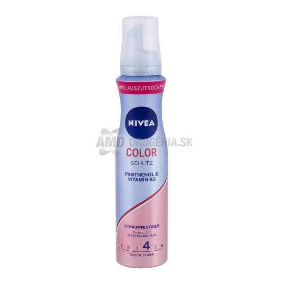 Nivea Penové tužidlo Color Schutz, extra silná fixácia, 150 ml