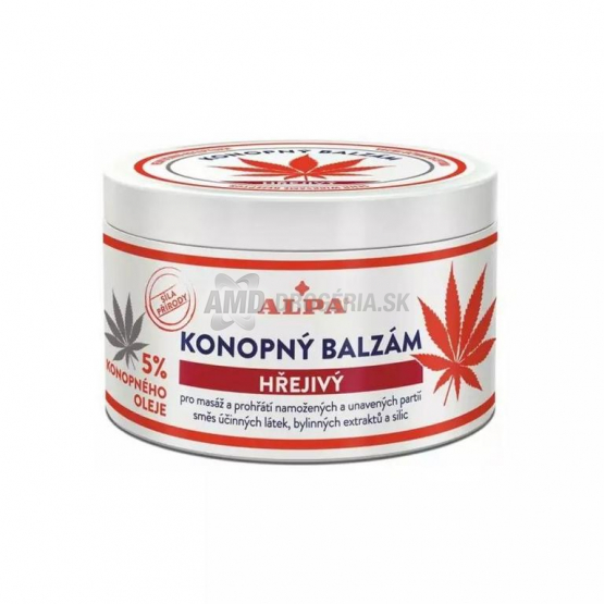 Alpa Konopný balzam hrejivý, 250 ml