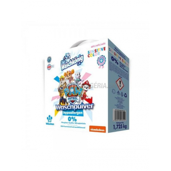 PAW PATROL PRACÍ PRÁŠOK  SENSITIVE COLOR 1,75 KG / 23 PD