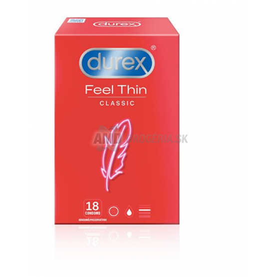 DUREX  FEEL THIN CLASSIC 18KS