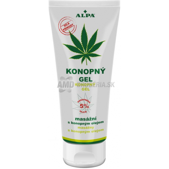 ALPA MASÁŽNY GÉL  KONOPE 100 ML