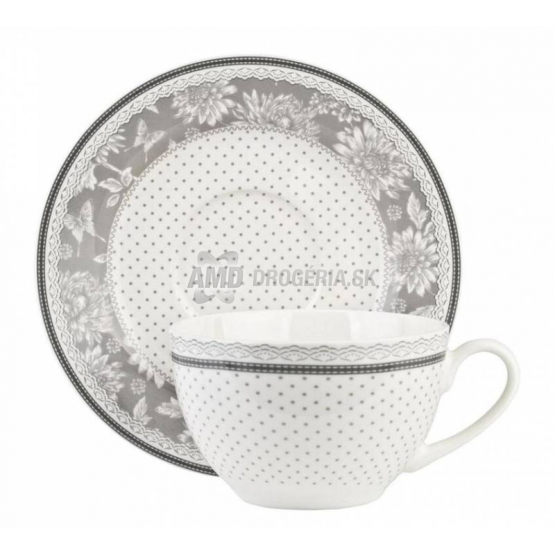 ŠÁLKA S PODŠÁLKOU  2D SADA COREA PORCELÁN 250ML
