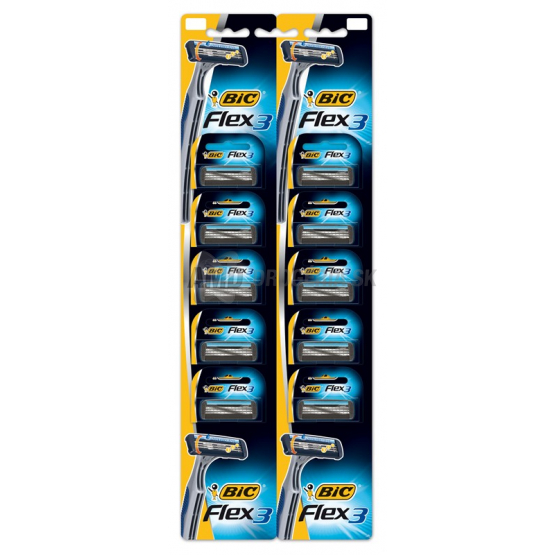 BIC 3 FLEX JEDNORAZOVÝ MODRÝ HOLIACI STROJČEK 1 KS