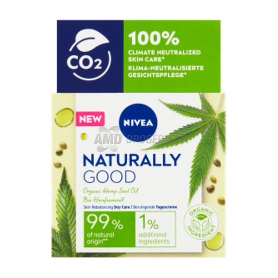 NIVEA KRÉM NATURAL GOOD  HEMP DENNÝ 50ML