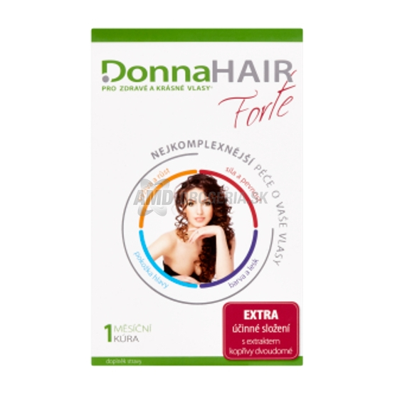 DONNA HAIR FORTE 30KS KAPSULE/1MESAČNÁ  KÚRA