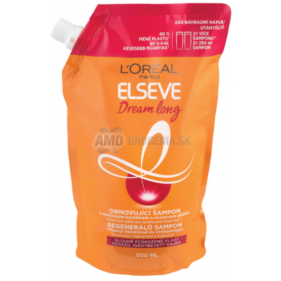 ELSEVE ŠAMPÓN NÁHRADNÁ NÁPLŇ DREAM LONG 500ML 