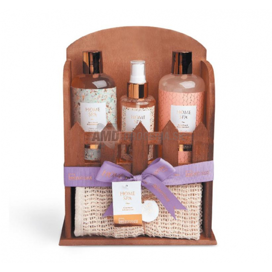 KAZETA ALA DB SKRINKA SPA NEROLI+SANTALWOOD  SPRCHOVÝ GÉL 280ML + PERLIČKOVÝ KÚPEĽ 280ML + SISALOVÝ SPREJ NA TELO 130ML + UTERÁČIK  X21