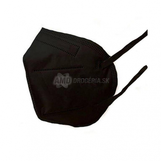 RESPIRÁTOR FFP2  ČIERNY 10KS